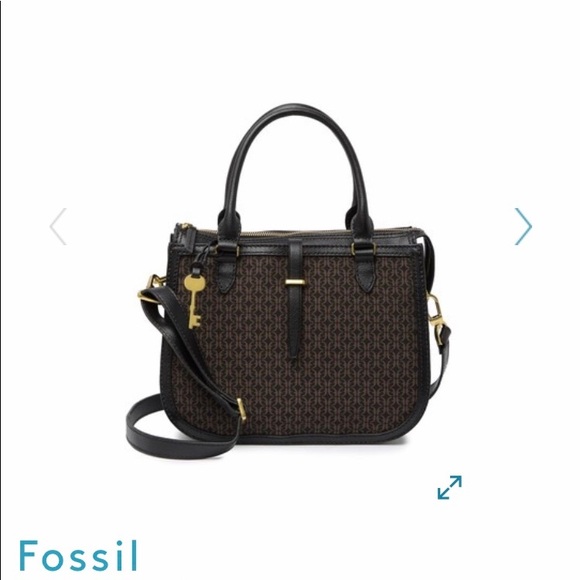 Fossil Handbags - Fossil Ryder Satchel black/brown